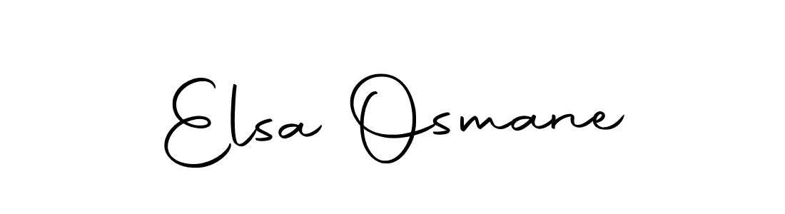 How to make Elsa Osmane signature? Autography-DOLnW is a professional autograph style. Create handwritten signature for Elsa Osmane name. Elsa Osmane signature style 10 images and pictures png