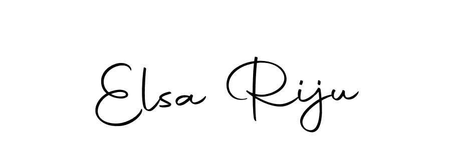 Design your own signature with our free online signature maker. With this signature software, you can create a handwritten (Autography-DOLnW) signature for name Elsa Riju. Elsa Riju signature style 10 images and pictures png