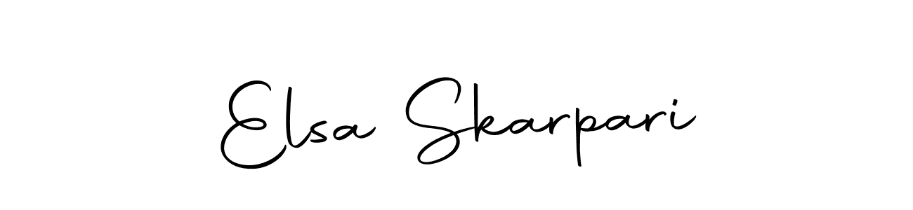 Similarly Autography-DOLnW is the best handwritten signature design. Signature creator online .You can use it as an online autograph creator for name Elsa Skarpari. Elsa Skarpari signature style 10 images and pictures png