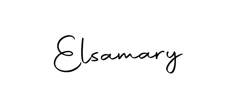 How to make Elsamary signature? Autography-DOLnW is a professional autograph style. Create handwritten signature for Elsamary name. Elsamary signature style 10 images and pictures png