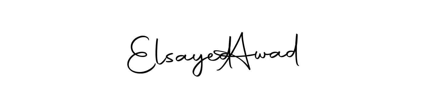 Similarly Autography-DOLnW is the best handwritten signature design. Signature creator online .You can use it as an online autograph creator for name Elsayed   Awad. Elsayed   Awad signature style 10 images and pictures png