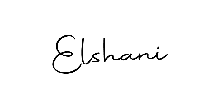 Make a beautiful signature design for name Elshani. Use this online signature maker to create a handwritten signature for free. Elshani signature style 10 images and pictures png