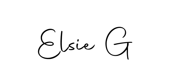 How to make Elsie G signature? Autography-DOLnW is a professional autograph style. Create handwritten signature for Elsie G name. Elsie G signature style 10 images and pictures png