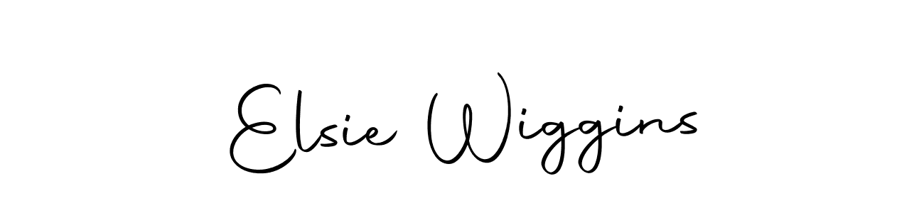 Here are the top 10 professional signature styles for the name Elsie Wiggins. These are the best autograph styles you can use for your name. Elsie Wiggins signature style 10 images and pictures png