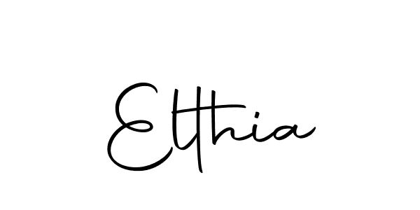 Design your own signature with our free online signature maker. With this signature software, you can create a handwritten (Autography-DOLnW) signature for name Elthia. Elthia signature style 10 images and pictures png