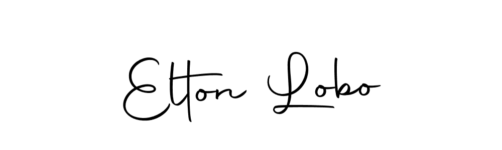 Elton Lobo stylish signature style. Best Handwritten Sign (Autography-DOLnW) for my name. Handwritten Signature Collection Ideas for my name Elton Lobo. Elton Lobo signature style 10 images and pictures png