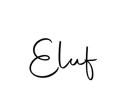 if you are searching for the best signature style for your name Eluf. so please give up your signature search. here we have designed multiple signature styles  using Autography-DOLnW. Eluf signature style 10 images and pictures png