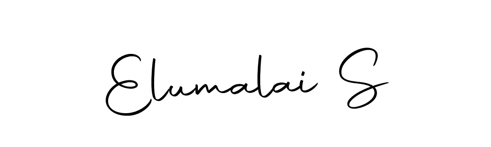 Make a short Elumalai S signature style. Manage your documents anywhere anytime using Autography-DOLnW. Create and add eSignatures, submit forms, share and send files easily. Elumalai S signature style 10 images and pictures png