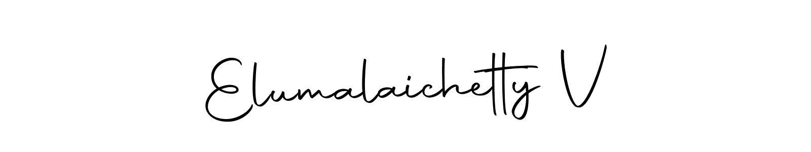 Autography-DOLnW is a professional signature style that is perfect for those who want to add a touch of class to their signature. It is also a great choice for those who want to make their signature more unique. Get Elumalaichetty V name to fancy signature for free. Elumalaichetty V signature style 10 images and pictures png