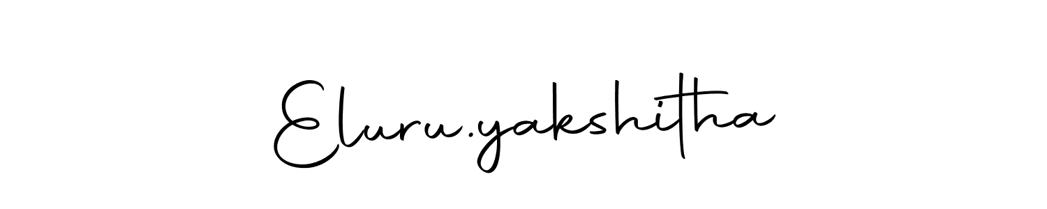 How to make Eluru.yakshitha signature? Autography-DOLnW is a professional autograph style. Create handwritten signature for Eluru.yakshitha name. Eluru.yakshitha signature style 10 images and pictures png