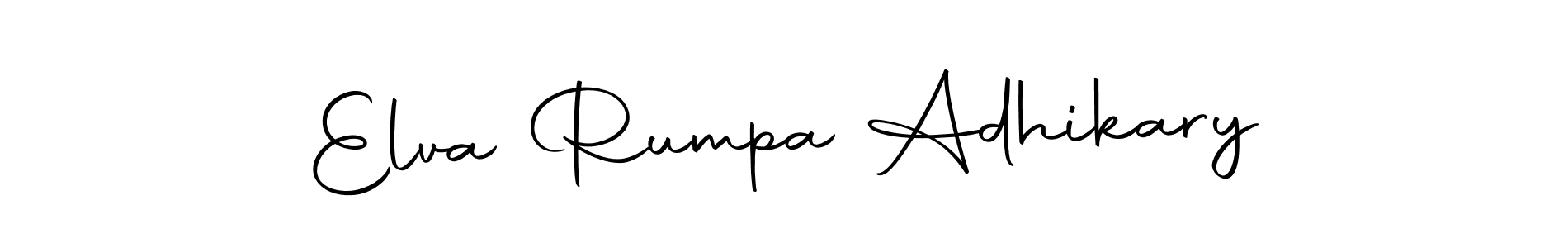 You should practise on your own different ways (Autography-DOLnW) to write your name (Elva Rumpa Adhikary) in signature. don't let someone else do it for you. Elva Rumpa Adhikary signature style 10 images and pictures png