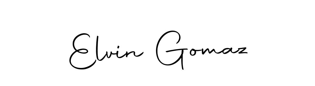 Create a beautiful signature design for name Elvin Gomaz. With this signature (Autography-DOLnW) fonts, you can make a handwritten signature for free. Elvin Gomaz signature style 10 images and pictures png