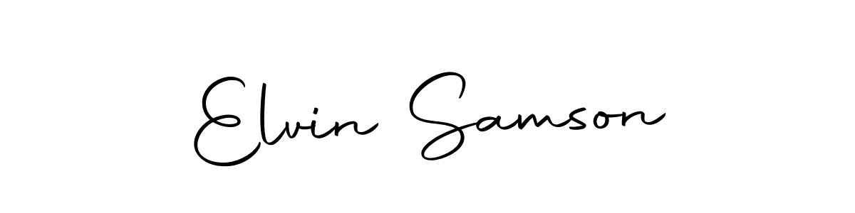 This is the best signature style for the Elvin Samson name. Also you like these signature font (Autography-DOLnW). Mix name signature. Elvin Samson signature style 10 images and pictures png
