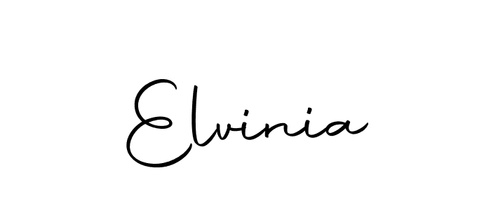 Make a beautiful signature design for name Elvinia. With this signature (Autography-DOLnW) style, you can create a handwritten signature for free. Elvinia signature style 10 images and pictures png