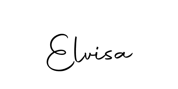 Create a beautiful signature design for name Elvisa. With this signature (Autography-DOLnW) fonts, you can make a handwritten signature for free. Elvisa signature style 10 images and pictures png