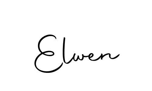 Use a signature maker to create a handwritten signature online. With this signature software, you can design (Autography-DOLnW) your own signature for name Elwen. Elwen signature style 10 images and pictures png