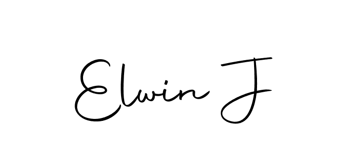 Use a signature maker to create a handwritten signature online. With this signature software, you can design (Autography-DOLnW) your own signature for name Elwin J. Elwin J signature style 10 images and pictures png