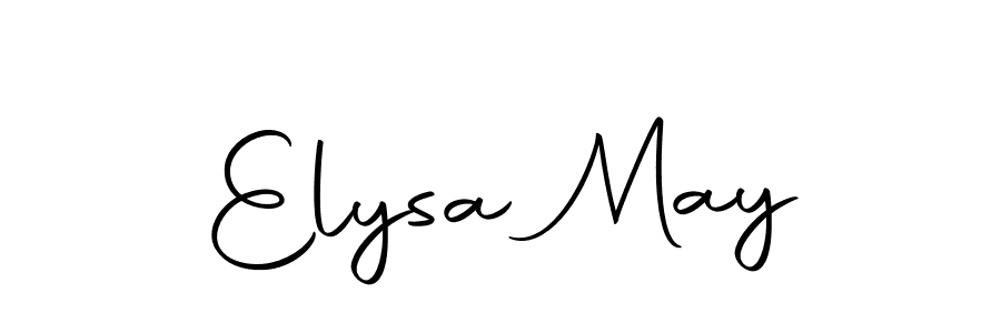 Make a beautiful signature design for name Elysa May. With this signature (Autography-DOLnW) style, you can create a handwritten signature for free. Elysa May signature style 10 images and pictures png
