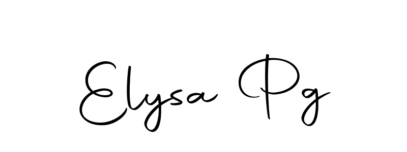 if you are searching for the best signature style for your name Elysa Pg. so please give up your signature search. here we have designed multiple signature styles  using Autography-DOLnW. Elysa Pg signature style 10 images and pictures png