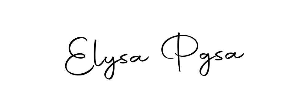 Also we have Elysa Pgsa name is the best signature style. Create professional handwritten signature collection using Autography-DOLnW autograph style. Elysa Pgsa signature style 10 images and pictures png