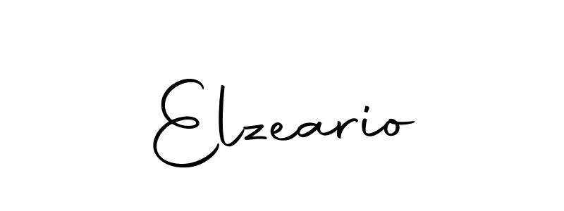 How to make Elzeario name signature. Use Autography-DOLnW style for creating short signs online. This is the latest handwritten sign. Elzeario signature style 10 images and pictures png