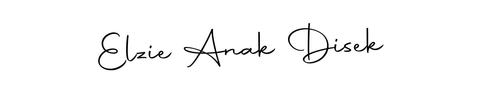 How to make Elzie Anak Disek signature? Autography-DOLnW is a professional autograph style. Create handwritten signature for Elzie Anak Disek name. Elzie Anak Disek signature style 10 images and pictures png