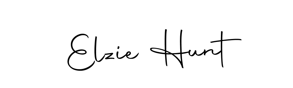 Use a signature maker to create a handwritten signature online. With this signature software, you can design (Autography-DOLnW) your own signature for name Elzie Hunt. Elzie Hunt signature style 10 images and pictures png