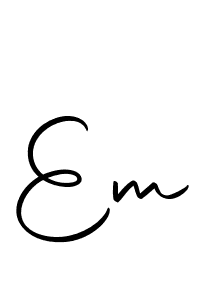 Similarly Autography-DOLnW is the best handwritten signature design. Signature creator online .You can use it as an online autograph creator for name Em. Em signature style 10 images and pictures png