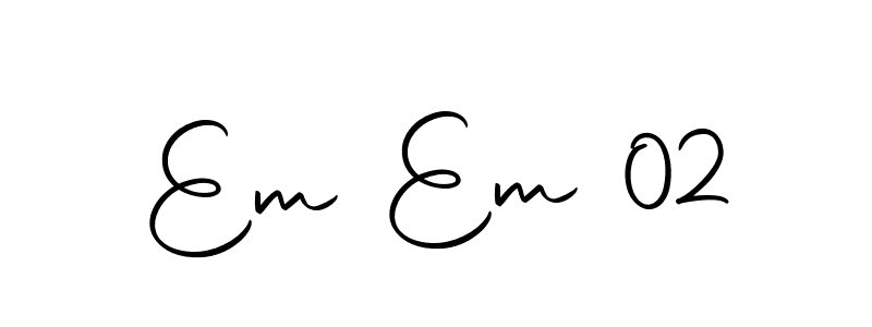 The best way (Autography-DOLnW) to make a short signature is to pick only two or three words in your name. The name Em Em 02 include a total of six letters. For converting this name. Em Em 02 signature style 10 images and pictures png