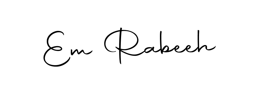 How to make Em Rabeeh signature? Autography-DOLnW is a professional autograph style. Create handwritten signature for Em Rabeeh name. Em Rabeeh signature style 10 images and pictures png