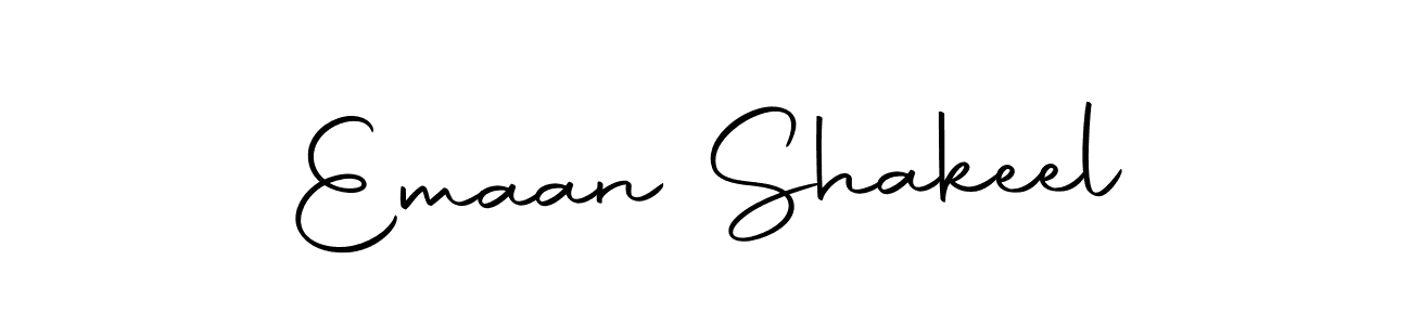 Also we have Emaan Shakeel name is the best signature style. Create professional handwritten signature collection using Autography-DOLnW autograph style. Emaan Shakeel signature style 10 images and pictures png