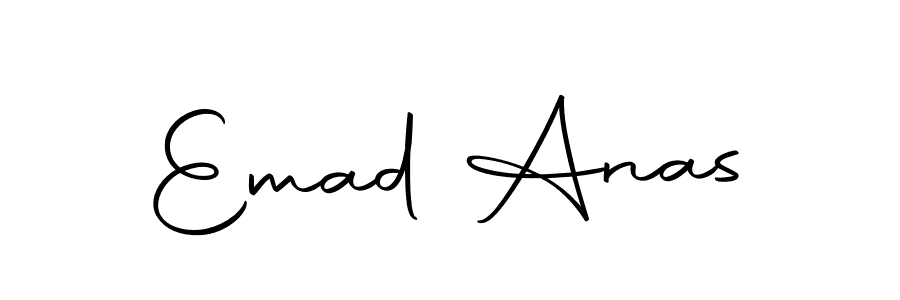 How to make Emad Anas signature? Autography-DOLnW is a professional autograph style. Create handwritten signature for Emad Anas name. Emad Anas signature style 10 images and pictures png