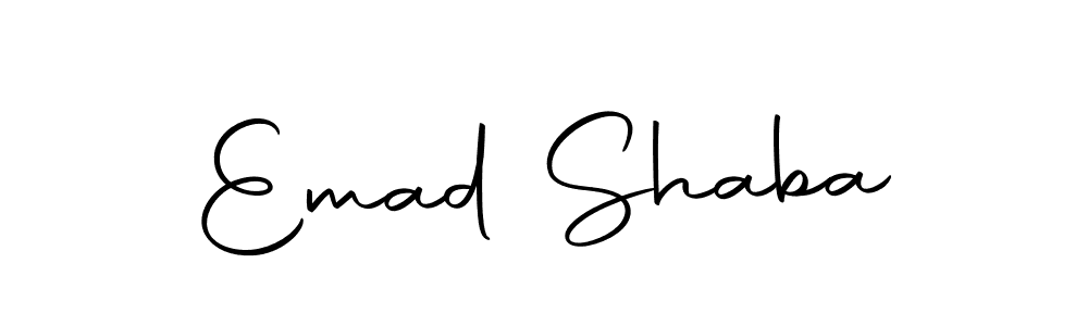 Also You can easily find your signature by using the search form. We will create Emad Shaba name handwritten signature images for you free of cost using Autography-DOLnW sign style. Emad Shaba signature style 10 images and pictures png