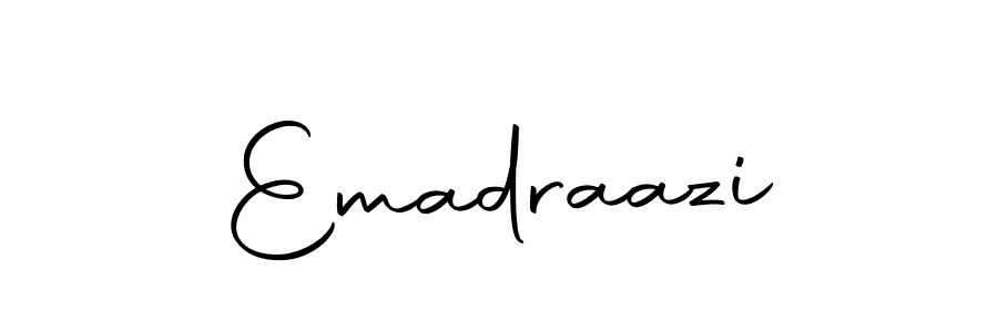 Make a beautiful signature design for name Emadraazi. Use this online signature maker to create a handwritten signature for free. Emadraazi signature style 10 images and pictures png