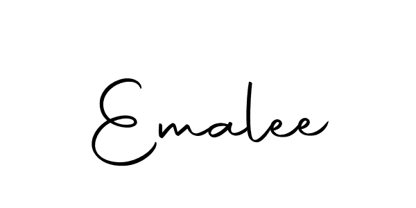 How to make Emalee name signature. Use Autography-DOLnW style for creating short signs online. This is the latest handwritten sign. Emalee signature style 10 images and pictures png