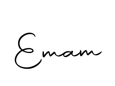 You should practise on your own different ways (Autography-DOLnW) to write your name (Emam) in signature. don't let someone else do it for you. Emam signature style 10 images and pictures png