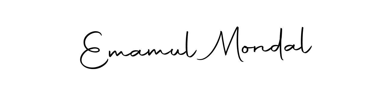 You should practise on your own different ways (Autography-DOLnW) to write your name (Emamul Mondal) in signature. don't let someone else do it for you. Emamul Mondal signature style 10 images and pictures png