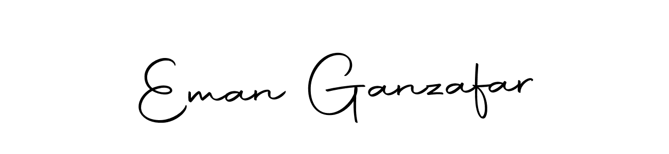 Create a beautiful signature design for name Eman Ganzafar. With this signature (Autography-DOLnW) fonts, you can make a handwritten signature for free. Eman Ganzafar signature style 10 images and pictures png