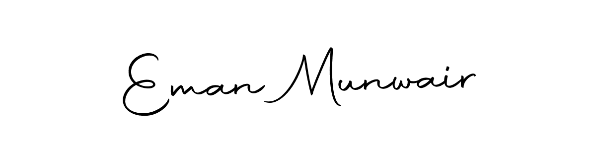 Design your own signature with our free online signature maker. With this signature software, you can create a handwritten (Autography-DOLnW) signature for name Eman Munwair. Eman Munwair signature style 10 images and pictures png