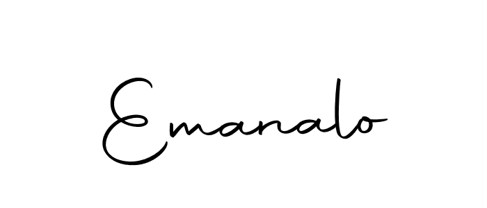 Make a beautiful signature design for name Emanalo. Use this online signature maker to create a handwritten signature for free. Emanalo signature style 10 images and pictures png