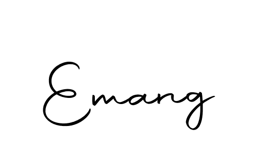 You should practise on your own different ways (Autography-DOLnW) to write your name (Emang) in signature. don't let someone else do it for you. Emang signature style 10 images and pictures png
