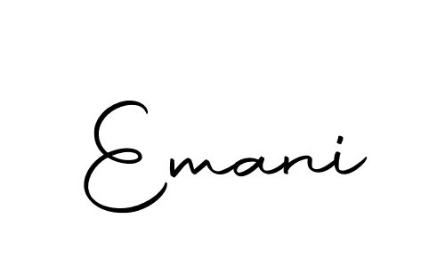 Make a beautiful signature design for name Emani. Use this online signature maker to create a handwritten signature for free. Emani signature style 10 images and pictures png