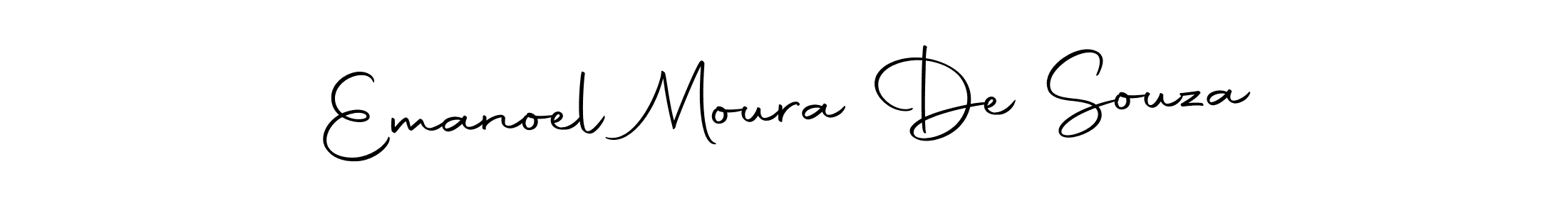 Design your own signature with our free online signature maker. With this signature software, you can create a handwritten (Autography-DOLnW) signature for name Emanoel Moura De Souza. Emanoel Moura De Souza signature style 10 images and pictures png