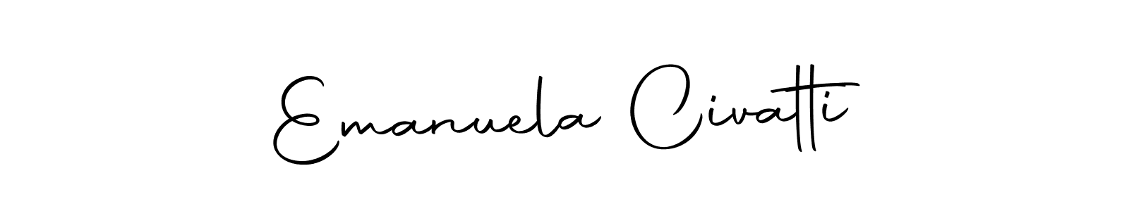 if you are searching for the best signature style for your name Emanuela Civatti. so please give up your signature search. here we have designed multiple signature styles  using Autography-DOLnW. Emanuela Civatti signature style 10 images and pictures png