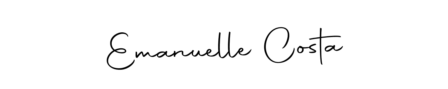 This is the best signature style for the Emanuelle Costa name. Also you like these signature font (Autography-DOLnW). Mix name signature. Emanuelle Costa signature style 10 images and pictures png