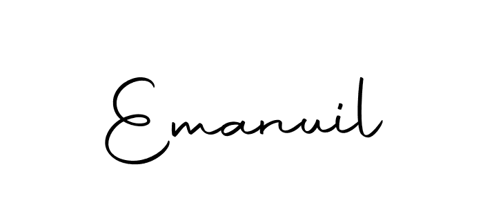 Make a beautiful signature design for name Emanuil. Use this online signature maker to create a handwritten signature for free. Emanuil signature style 10 images and pictures png