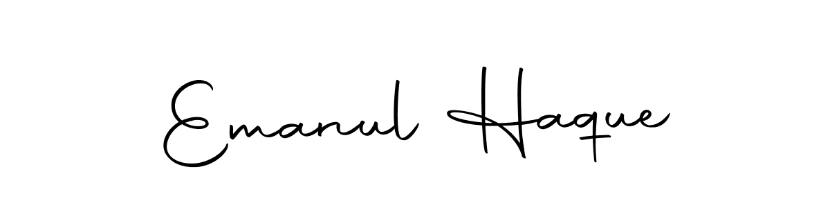 if you are searching for the best signature style for your name Emanul Haque. so please give up your signature search. here we have designed multiple signature styles  using Autography-DOLnW. Emanul Haque signature style 10 images and pictures png
