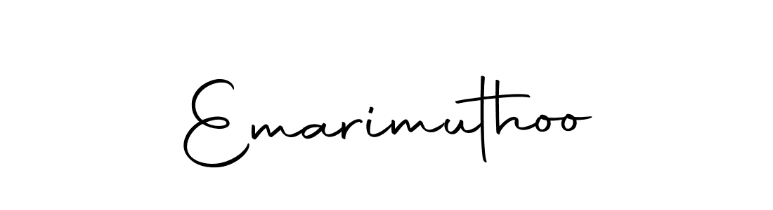 The best way (Autography-DOLnW) to make a short signature is to pick only two or three words in your name. The name Emarimuthoo include a total of six letters. For converting this name. Emarimuthoo signature style 10 images and pictures png