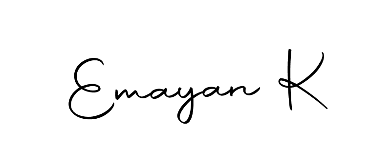 Emayan K stylish signature style. Best Handwritten Sign (Autography-DOLnW) for my name. Handwritten Signature Collection Ideas for my name Emayan K. Emayan K signature style 10 images and pictures png