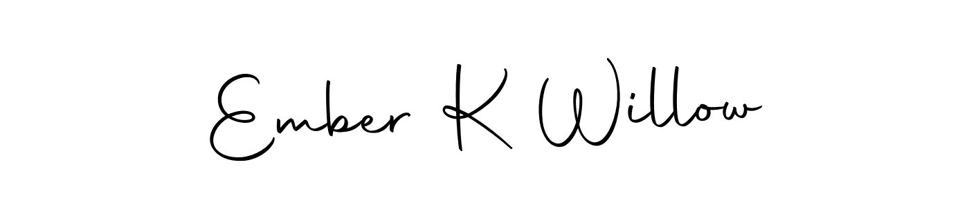 if you are searching for the best signature style for your name Ember K Willow. so please give up your signature search. here we have designed multiple signature styles  using Autography-DOLnW. Ember K Willow signature style 10 images and pictures png